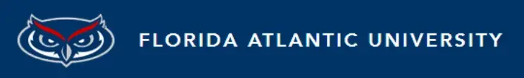 Florida Atlantic University logo for college moving services in Florida.
