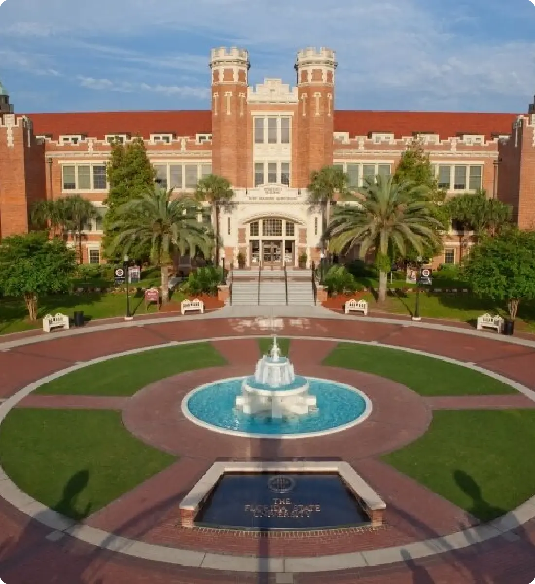 Florida State University campus shot. College moving services in Florida available for student relocation.